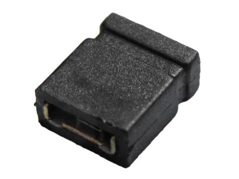 ДЖАМПЕР-MJ-C(2.54mm) H=6.0mm чёрный, ДЖАМПЕР (перемычка), CONNFLY