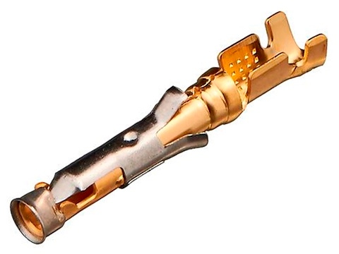 163084-2, Контакт, Multimate, Серия Type III+, Гнездо, Обжим, 18 AWG, Контакты с Покрытием из Золота