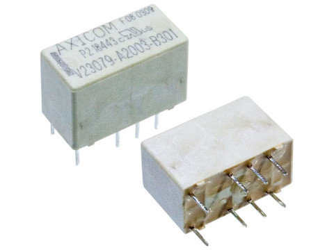 3-1393789-7, Сигнальное реле 12В 2А  Конфиг: 2C, TE Connectivity