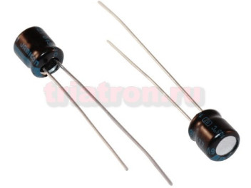 10мкф 25в 105° S5 (5X5) супер мини конденсатор Teapo KS5106M025S1A5C05K (5X5) (ECAP 10/25V)