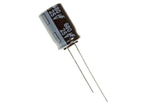 680мкф 25в 105° SH (10X15) конденсатор Teapo KSH687M025S1A5H15K (8Х15) (ECAP 680/25V)