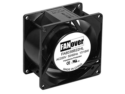 вентилятор 80х80х38мм 220В FA8038S22HT AC (скольжения) FANOVER
