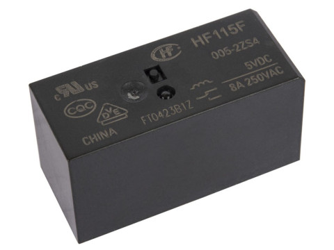 HF115F/005-2Z4B, Реле электромеханическое, HONGFA