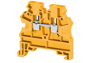AVK2,5 RD (желтый), Клеммник на DIN-рейку 2,5мм.кв., Klemsan