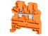 AVK2,5 RD (оранжевый), Клеммник на DIN-рейку 2,5мм.кв., Klemsan