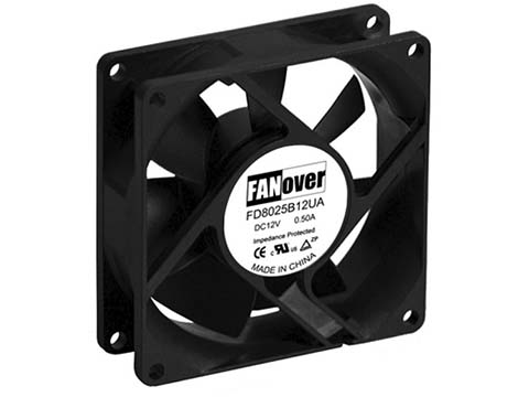 вентилятор 80х80х25мм 24В FD8025S24H2 DC (скольжения) FANOVER (80х80х25мм) (FD8025S24H, JF0825S2H, EC8025TH24S, JL8025M24S)