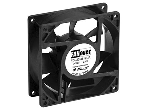 вентилятор 92х92х32мм 12В FD9232B12H2 DC (качения) FANOVER вентилятор 92х92х32мм 12В FD9232B12H2 DC (качения) FANOVER