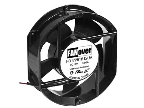 вентилятор 172х150х51мм 12В FD17251B12M2 DC (качения) FANOVER