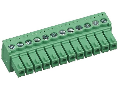 15EDGK-3.5-12P-14-00AH, Разъемный клеммный блок, 12 контактов. Серия 15EDGK-3.5, штепсельный, Degson