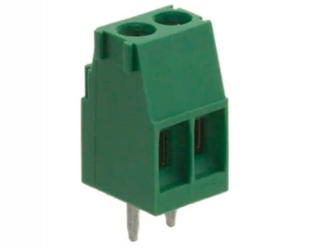 284391-2, Клеммная колодка типа провод к плате, 3.5 мм, 2 вывод(-ов), 30 AWG, 14 AWG, 2 мм2, Винт, T