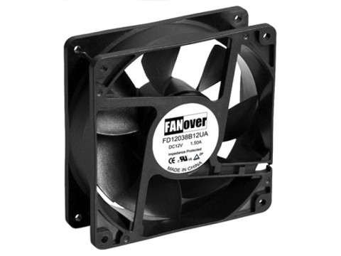 вентилятор 120х120х38мм 12В FD12038S12M2 DC (скольжения) FANOVER
