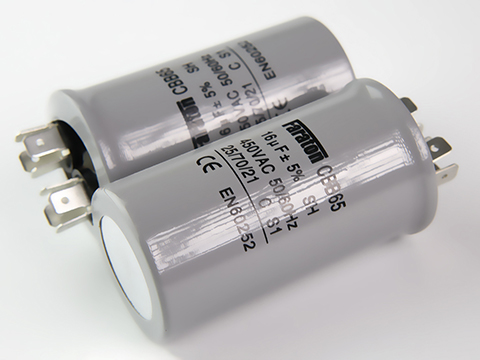 16мкф 450VAC 5% (40Х75) CBB-65-А клеммы пусковой конденсатор FARATON CBB65-А166J450V040075