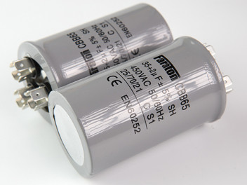 35+2,0мкф 450VAC 5% (50Х85) CBB65-C (3 выв.) клеммы пусковой конденсатор FARATON CBB65-C356+205J450