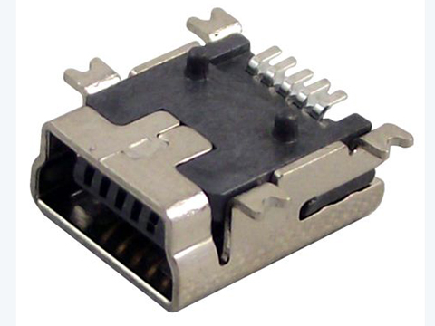 L-KLS1-229-5FB-B-R, (MUBS-5F-SM) (USB/M-1J), miniUSB 5конт розетка smd, KLS