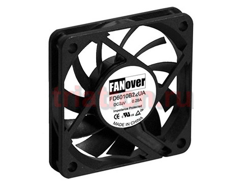 вентилятор 60х60х10мм 24В FD6010S24M2 DC (скольжения) FANOVER