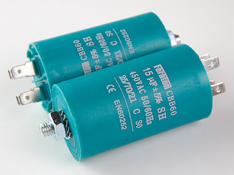 15мкф 450VAC 5% (40Х70) CBB60-E КЛЕММЫ+БОЛТ пусковой конденсатор FARATON CBB60-E156J450V040070