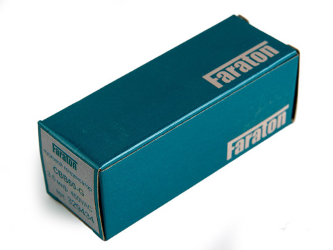3,5мкф 450VAC 5% (30Х57) CBB60-G гибк.выв.+БОЛТ пусковой конденсатор FARATON CBB60-G356J450V030057