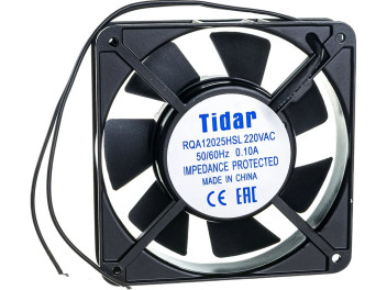 RQA 12025HSL 220VAC, Осевой вентилятор AC TIDAR с подшипником скольжения, RQA, 12025HSL, 220 В