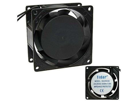 RQA 8038HSL 220VAC, Осевой вентилятор AC TIDAR, RQA, 8038HSL, 220 В