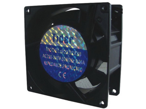 RQA 9238HBL 220VAC, Осевой вентилятор AC TIDAR с подшипником качения RQA, 92х38, HBL, 220 В