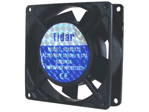 RQA 9225HBL 220VAC, Осевой вентилятор AC TIDAR с подшипником качения RQA, 92х25, HBL, 220 В