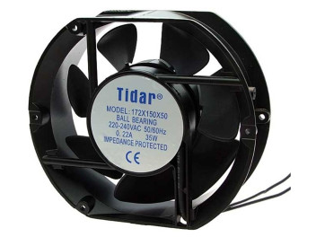 RQA 172x150x50HBL 220VAC, Осевой вентилятор AC TIDAR с подшипником качения, RQA, 172x150x50HBL, 220
