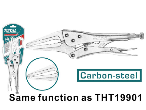 THT19902, Зажим (стубцина) для сварочных работ 225 мм, (утконос ) TOTAL