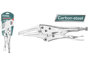 THT191005, Зажим струбцина слесарный с прямыми губками 10'/250 мм, материал Cr-V TOTAL