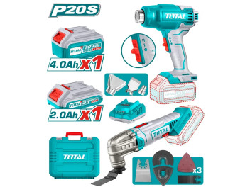 TOSLI230705, Набор аккумуляторных инструментов 2шт,20В,TMLI2022, TBLI20025 с АКБ и ЗУ и аксессуар TO TOSLI230705, Набор аккумуляторных инструментов 2шт,20В,TMLI2022, TBLI20025 с АКБ и ЗУ и аксессуар TO