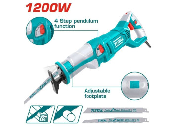 TS1001201, Сабельная пила мощность 1200Вт,1000~2800 об/мин TOTAL
