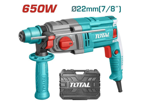 TH306236, Электрический перфоратор 650 Вт, 5500 ударов/мин, энергия удара: 1,7 Дж, TOTAL