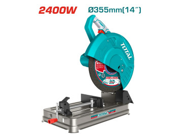 TS9243558, Пила отрезная по металлу, мощность 2400Вт, диаметр диска: 355x25.4мм, 3900 об/мин TOTA