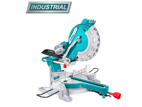 TS42183057, Пила торцовочная, мощность 2400Вт, 4500 об/мин. диаметр диска: 305*30 мм TOTAL