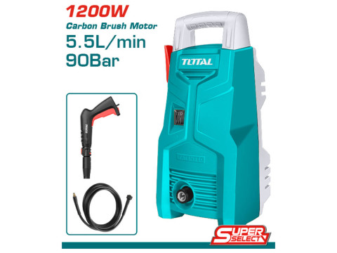 TGT11316, Мойка высокого давления 1400Вт, 130бар, 5,5л/мин.система автоматической остановки TOTAL TGT11316, Мойка высокого давления 1400Вт, 130бар, 5,5л/мин.система автоматической остановки TOTAL