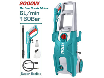 TGT11376, Мойка высокого давления,220-240В~50/60 ц,2000Вт,160бар (2320psi),6,0л/мин TOTAL