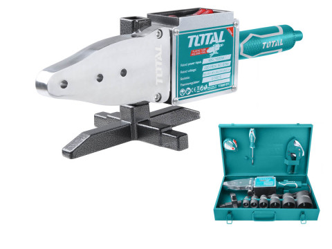 TT328151, Сварочный аппарат для пластиковых труб 800 Вт / 1500 Вт, терморегулятор: 0 - 300 ° C, (6 н