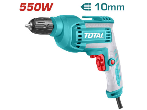 TD551082, Дрель электрическая,220-240В~50/60 Гц,550Вт,0-3300 об/мин,диам сверления:10мм TOTAL