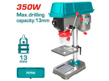 TDP133501, Станок сверлильный 350Вт,580-2650об/мин.,макс. диам сверления:13мм TOTAL