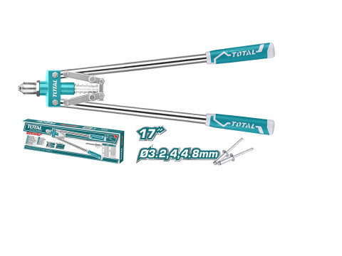 THT32176, Заклепочник двуручный 420 мм (3,2 мм-4мм-4,8 мм) TOTAL