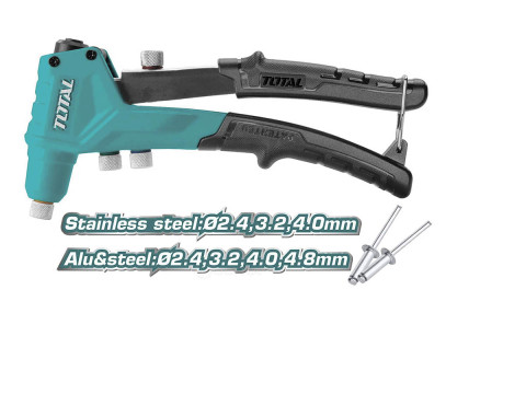 THT32081, Заклепочник литой усиленный (2,4 мм-4,8 мм) TOTAL