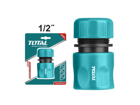 THHCS01122, Адаптер-переходник пластиковый для поливочного шланга 1/2' TOTAL