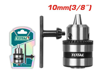 TAC451001, Патрон для дрели 10мм,мощность патрона: 1,5-10мм,размер соединения: 3/8'-24UNF TOTAL