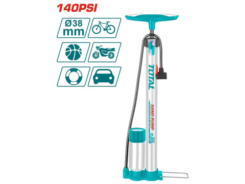 TMPP3811, Насос ручной, с манометр D 38мм*500мм TOTAL TMPP3811, Насос ручной, с манометр D 38мм*500мм TOTAL