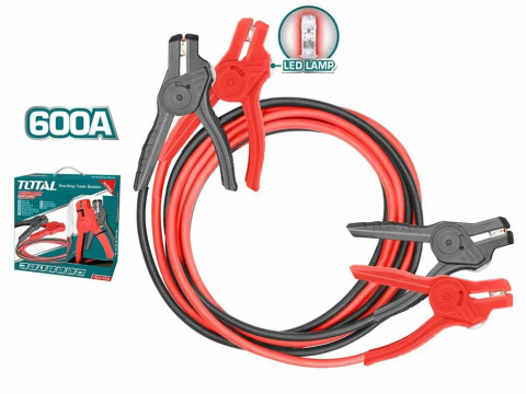 PBCA16008L, Провода пусковые для прикуривания 600AMP (длина провода 3,0 м) TOTAL PBCA16008L, Провода пусковые для прикуривания 600AMP (длина провода 3,0 м) TOTAL