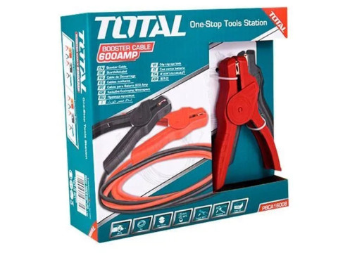 PBCA16008, Провода пусковые для прикуривания 600AMP (длина провода 3,0 м) TOTAL PBCA16008, Провода пусковые для прикуривания 600AMP (длина провода 3,0 м) TOTAL