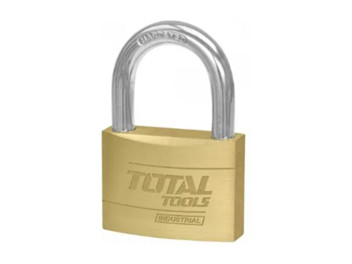 TLK32T4402, Замки навесные латунные под один ключ 40мм, 4 шт./компл. TOTAL