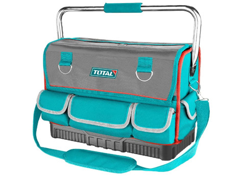 THT66L12, Сумка для инструмента 16', макс 20кг, 14 карманов,двусторон открытие 42*24*33cm TOTAL