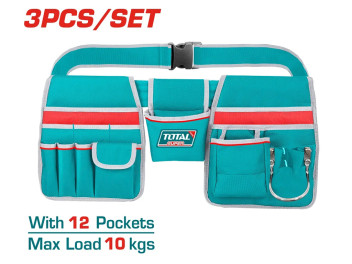 THT16P20325, Сумка для инструмента,2 шт.Д26*Ш23см, 1шт.Д16*Ш14см,регулир ремень(92-127см), нагрузка