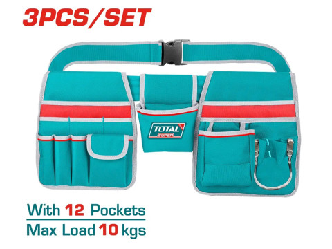 THT16P20325, Сумка для инструмента,2 шт.Д26*Ш23см, 1шт.Д16*Ш14см,регулир ремень(92-127см), нагрузка