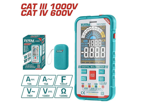 TMT475052, Мультиметр цифровой (напряжние, сопротивление, ток) автовыкл., бесконтактное обнаружение